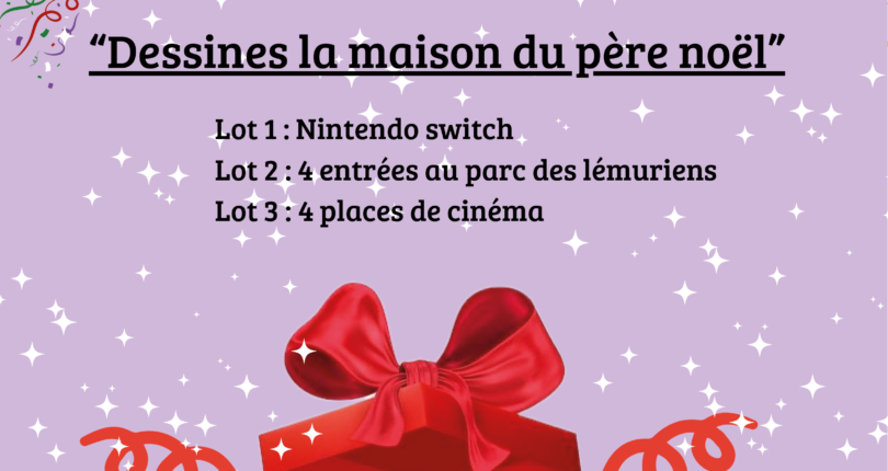 Participez à notre concours de dessin de Noël !